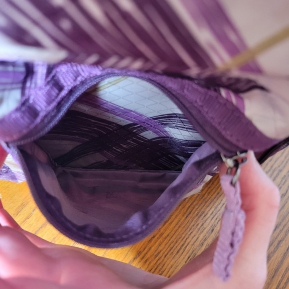 Thirty-One Sling Crossbody Purple & Gray EUC - Picture 10 of 15